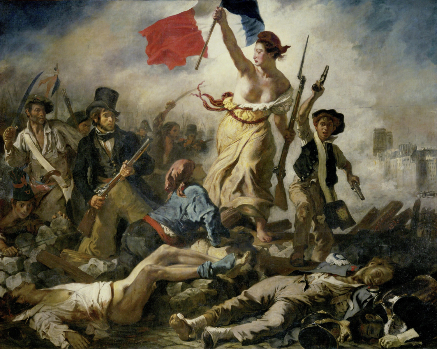 La libertà che guida il popolo: il primo quadro politico nella storia della pittura moderna